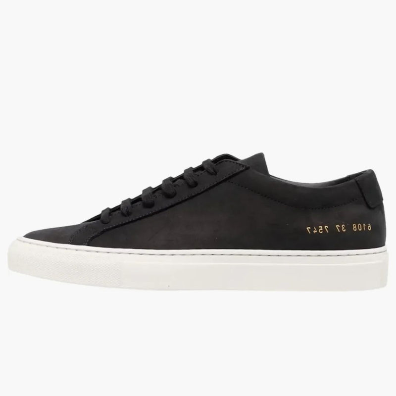 Common Project Original Achilles Low Black Nubuck (Women's)