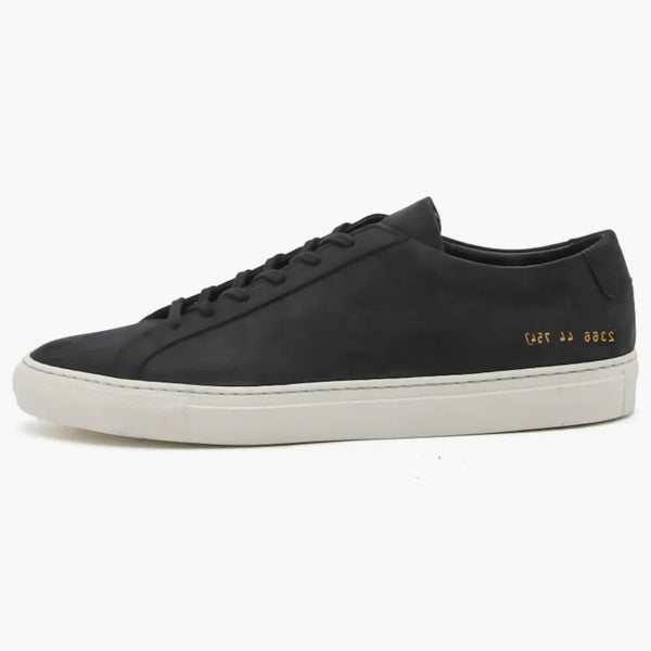 Common Project Original Achilles Low Black Nubuck