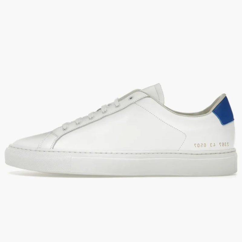 Vanliga projekt retro Low Vitblå