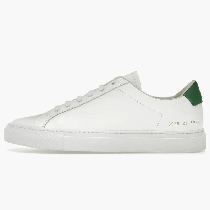 Common Projects Retro Low White Green
