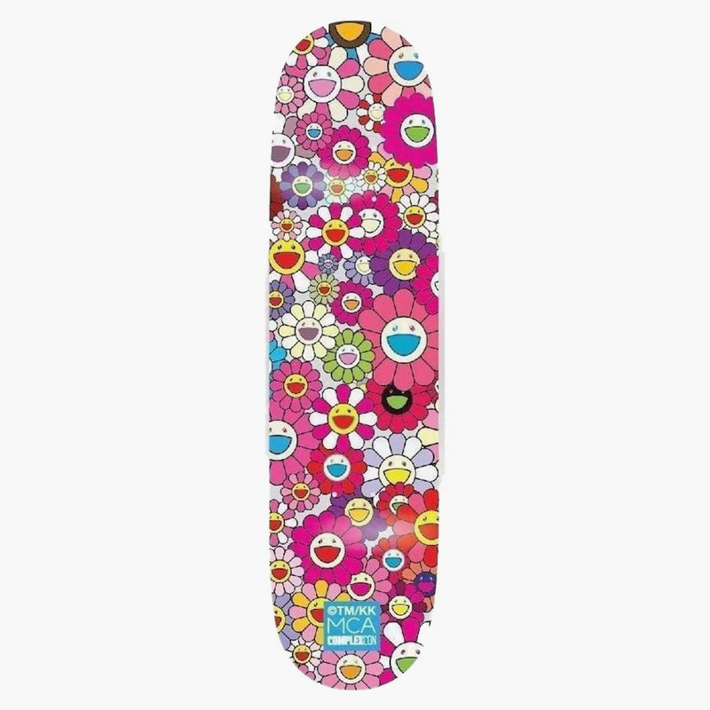 Takashi Murakami X Takashi Murakami Flower Skateboard Deck Pink