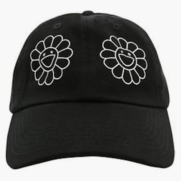 Takashi Murakami Flower Hat Black
