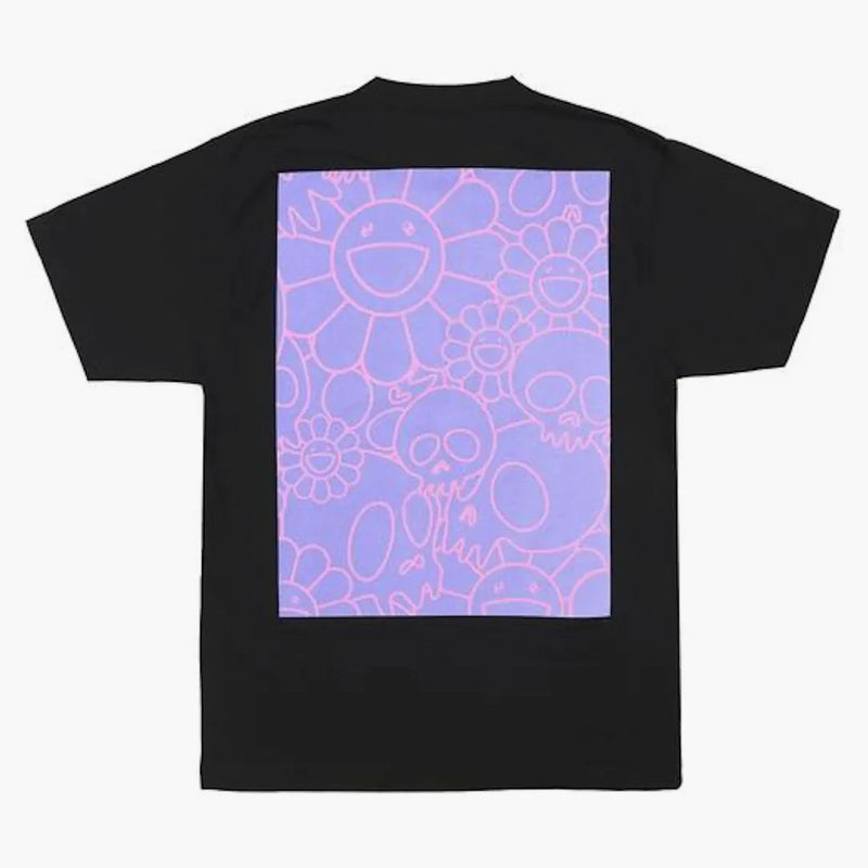 Takashi Murakami Skull & Flower Tee Black