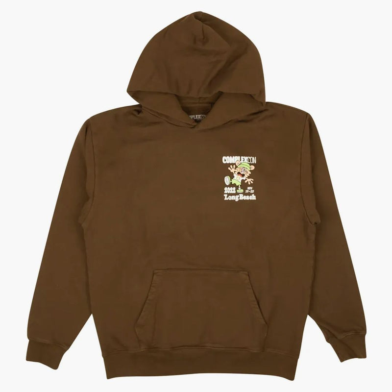 ComplexCon X Verdy Brown Hrudník Logo Grafická mikina hnědá