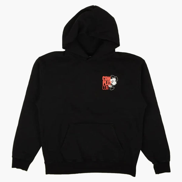 ComplexCon x Verdy Vick Black Logo Graphic Hoodie Black
