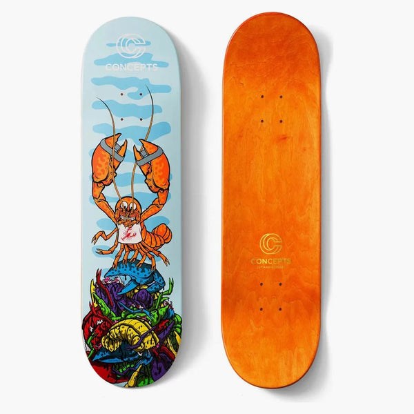 Koncepty x Todd Bratrud Skateboard Deck Light Blue