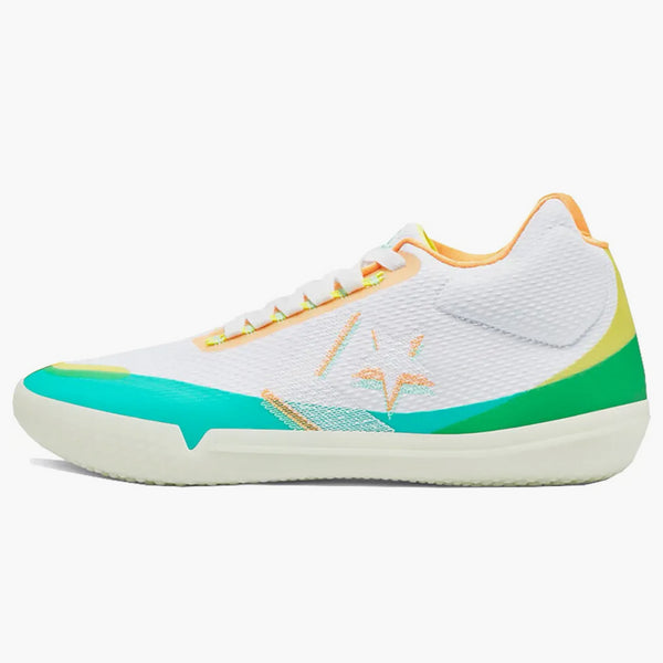 Converse All Star Bb Evo Hi-vis White Green Glow