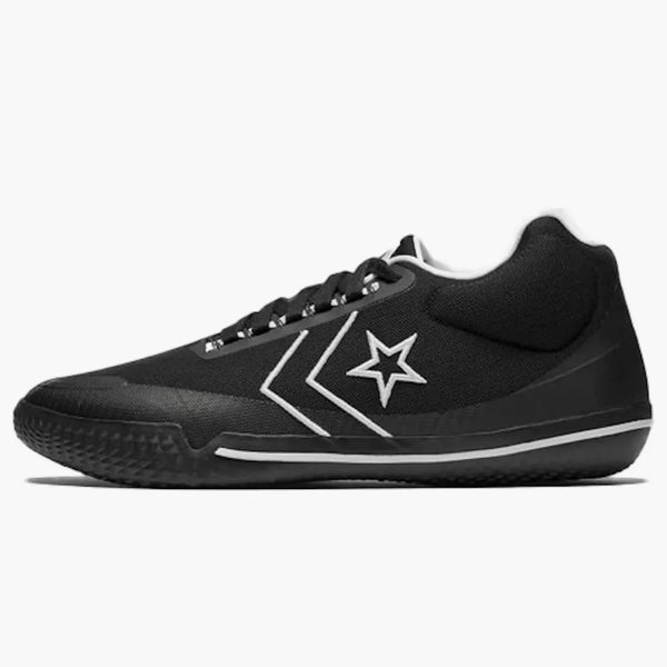 Converse All Star Bb Evo Mid Black White Outline