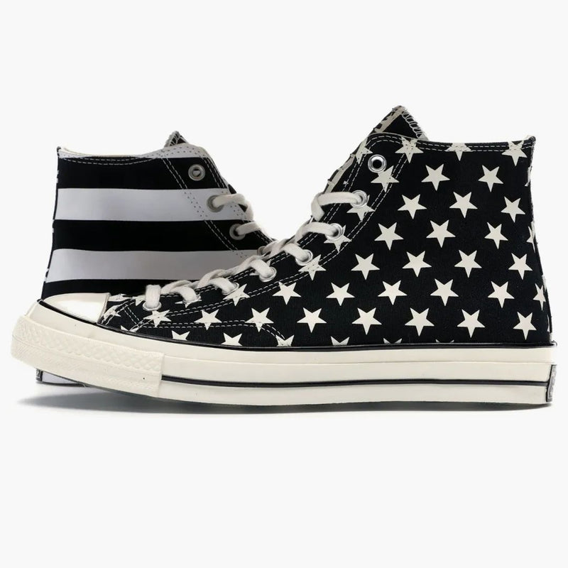 Converse Chuck Taylor All Star 70 HI Restrukturalizovaný americký vlajka černá bílá