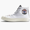 Converse Chuck 70 Hi Logo Play White University Red