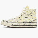 Converse Chuck Taylor All Star 70 Hi Archive Paint Splatter Egret Amarillo Yellow