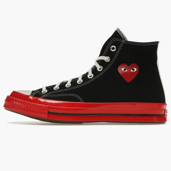 Converse Chuck Taylor All Star 70 Hi Come of the Garcon Play Black Red Midsole