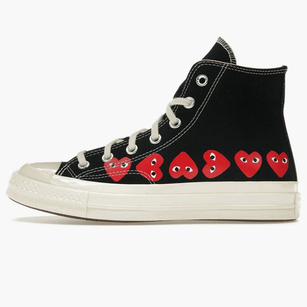 Converse Chuck Taylor All Star 70 Hi Comme Des Garcons Play Multi-heart Black