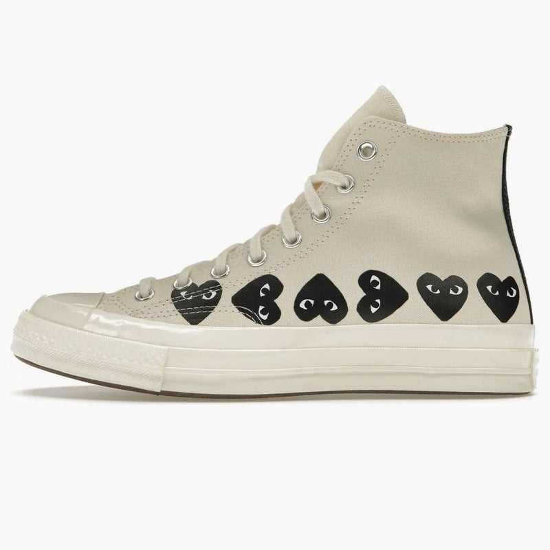 Converse Chuck Taylor All Star 70 Hi Comme of the Garcon Play Multi-Heart Milk