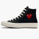Converse Chuck Taylor All Star 70 Hi Comme Des Garcons Play Single Heart Black