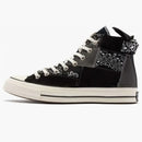 Converse Chuck Taylor All Star 70 Hi Paisley Patchwork Black