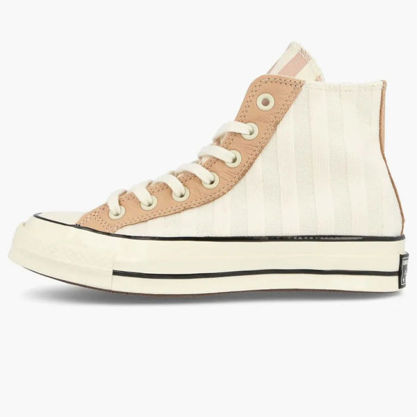 Converse Chuck Taylor All Star 70 HI Striped Terry Cloth Egret Pink Clay (Women's)