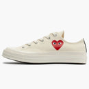 Converse Chuck Taylor All Star 70 Ox Comme Des Garcons Play Single Heart Milk
