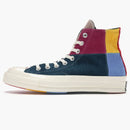 Converse Chuck Taylor All Star 70 Hi Corduroy Patchwork Gold Navy