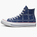 Converse Chuck Taylor All Star 70 Hi Jw Anderson Repeat Print Twilight Blue