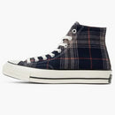 Converse Chuck Taylor All Star 70 Hi Plaid Pack Navy