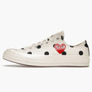 Converse Chuck Taylor All Star 70 Ox Comme Des Garcons Play Polka Dot White