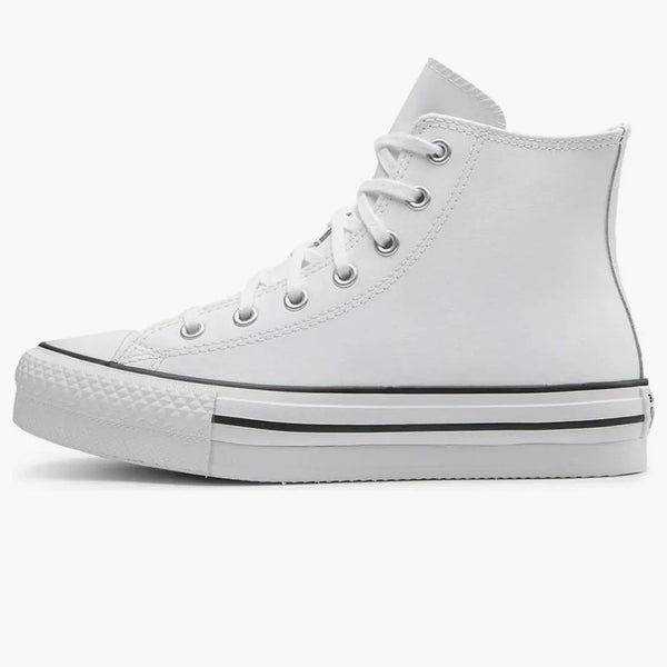 Converse Chuck Taylor All Star Eva Lift Hi Leather White Natural Avory