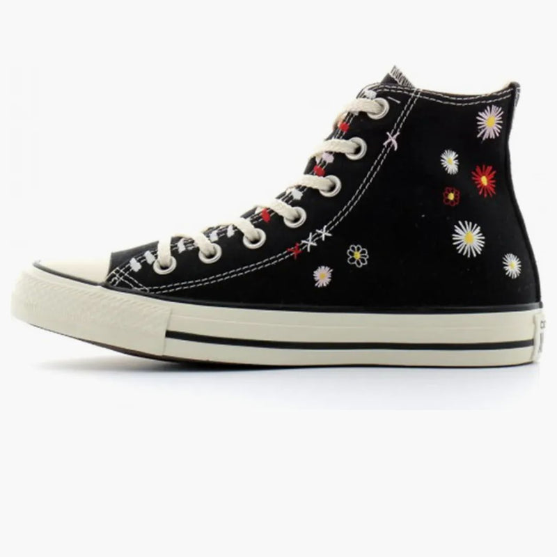 Converse Chuck Taylor All Star Hi Daisy Embroidery Black (Women's)