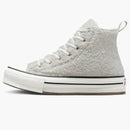 Converse Chuck Taylor All Star Hi Eva Lift Platform Sherpa Light Bone