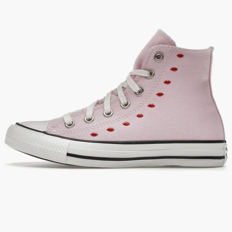 Converse Chuck Taylor All Star Hi broderade hjärtan rosa (kvinnors)