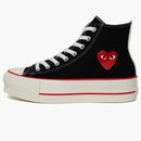 Converse Chuck Taylor All Star Hi Platform Comme Des Garçons Play Black