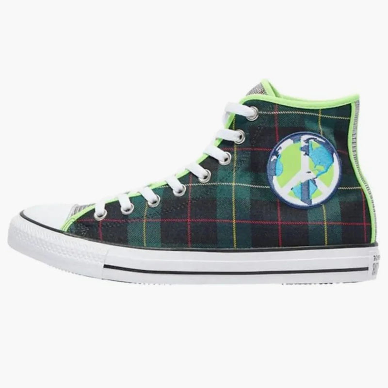 Converse Chuck Taylor All Star Hi World Peace Green Red