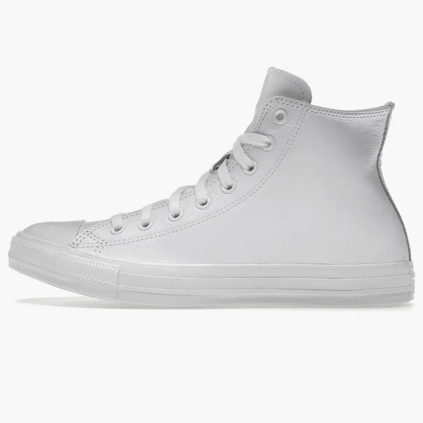 Converse Chuck Taylor All Star Leather Hi White Monochrome