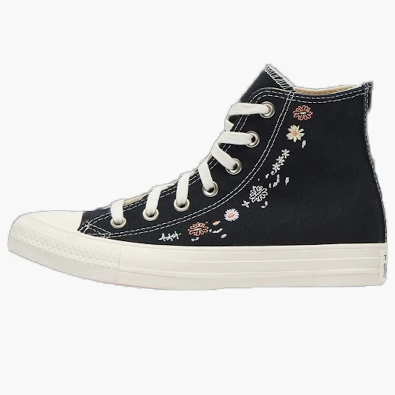 Converse Chuck Taylor All Star Lift Hi Black Floral Hafdery (kobiety)