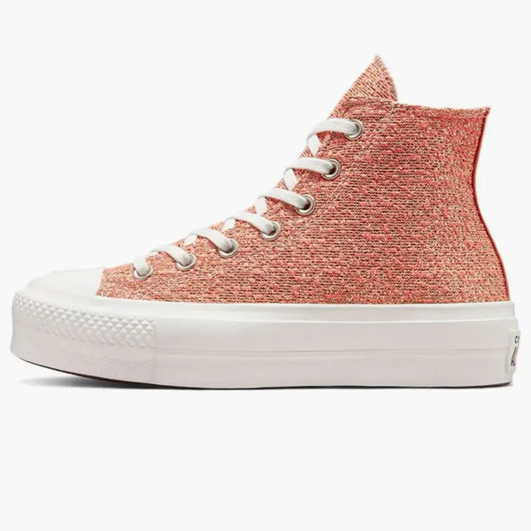 Converse Chuck Taylor All Star Lift Hi Metallic Shimmer Healing Clay (Women's)