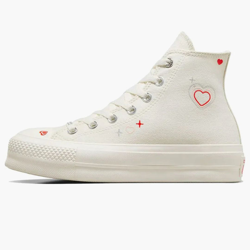 Converse Chuck Taylor All Star Lift Hi Y2K Heart Egret (Dámské)