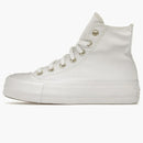 Converse Chuck Taylor All Star Lift Platform Elevated White Gold
