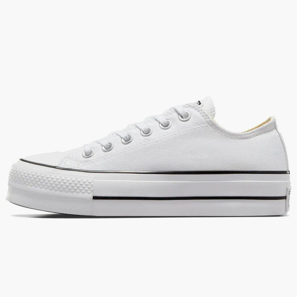 Converse Chuck Taylor All Star Lift Platform Low White Black (women's)
