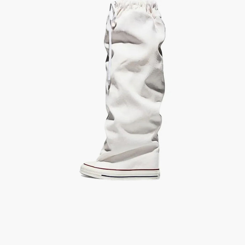 Converse Chuck Taylor All Star Xxxhi Slouch Wedge Vaquera White (women's)