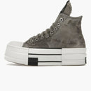 Converse Dbl Drkstar Chuck Taylor All Star 70 Hi Rick Owens Drkshdw Overdye Concrete