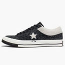 Converse One Star Ox Clot Black White