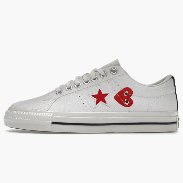Converse One Star Ox Comme Des Garcons Play White