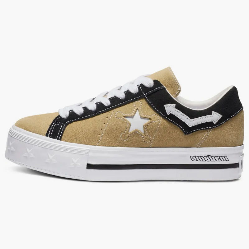 Converse One Star Platform Low Mademe Brown (women's)