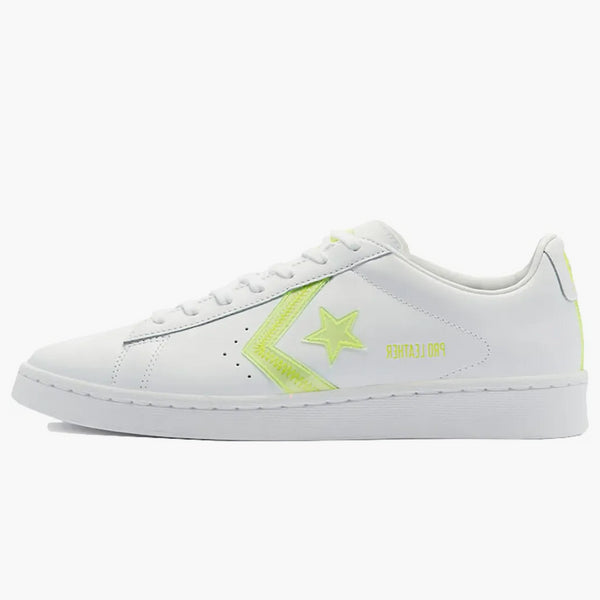 Converse Pro Leather Ox Hi-Vis White Lemon Venom