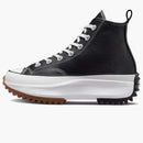 Converse Run Star Hike Hi Black Leather White
