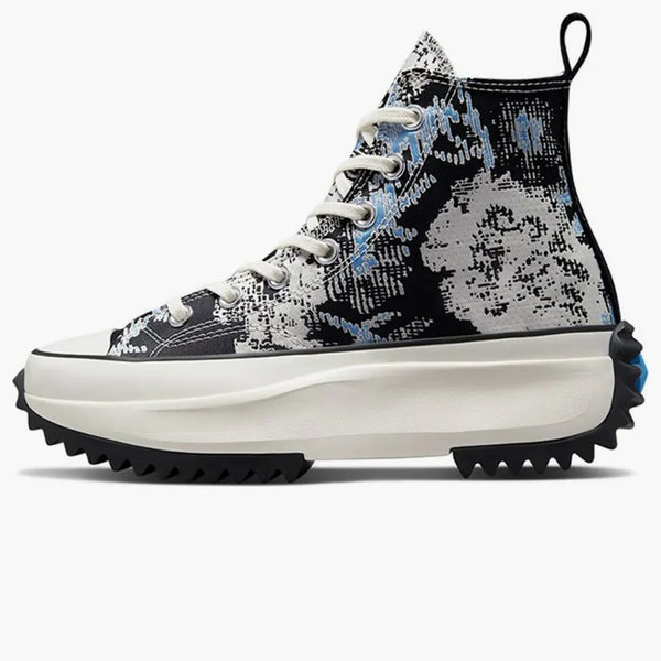 Converse Run Star Hike Hi Floral Fusion University Blue