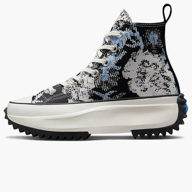 Converse Run Star Hike Hi Floral Fusion University Blue