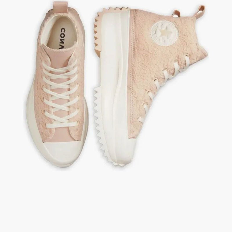 Converse Run Star Hike Hi Platform Sherpa Farro