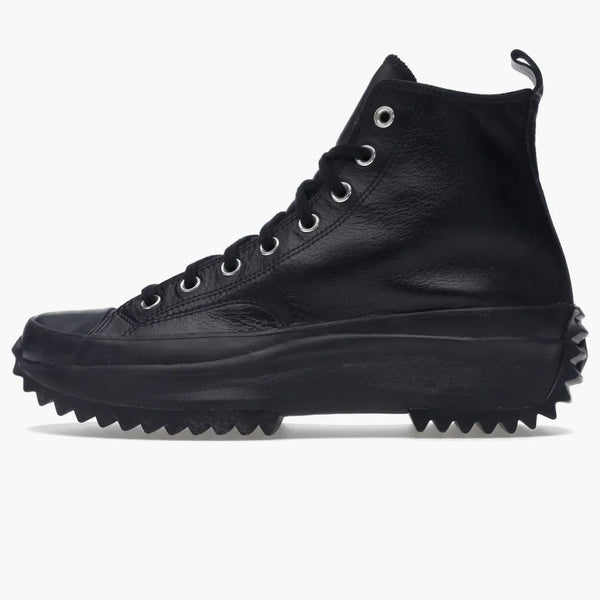 Converse Run Star Hike Hi Triple Black Leather