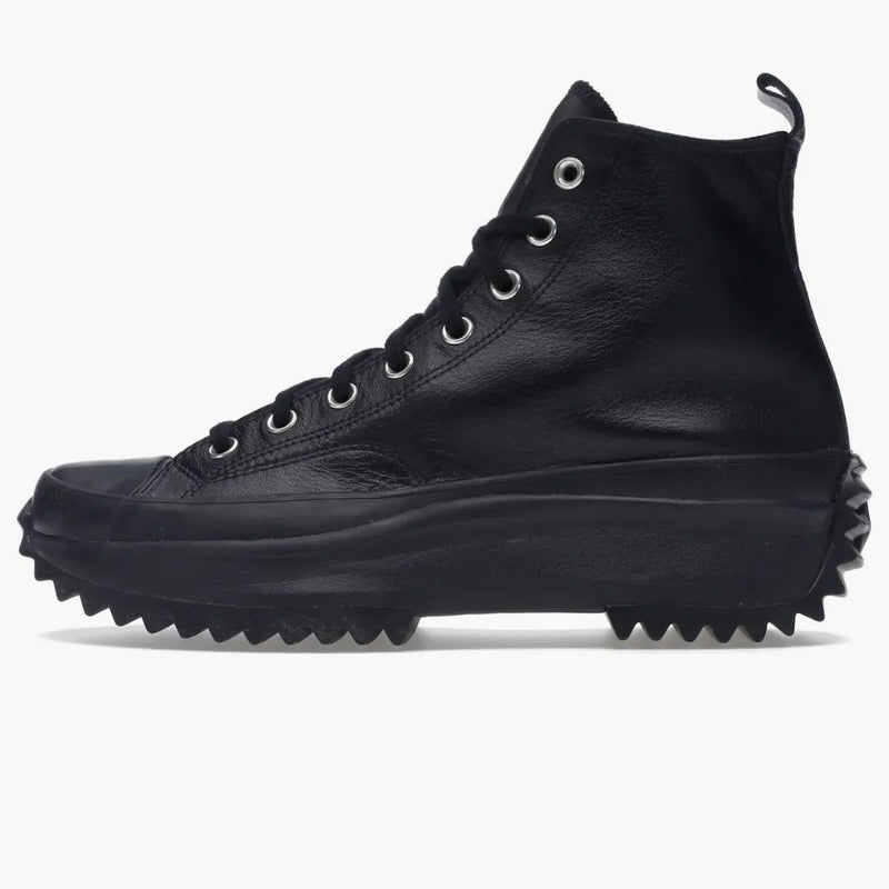 Converse Run Star Hike Hi Triple Black Leather